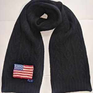 Polo Ralph Lauren USA Cableknit Sweater scarf